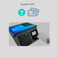 Caja Registradora Todo en Uno con Pantalla Táctil Android 11 Win 10, Kiosco Publicitario, Escáner de Código de Barras, Verificador de Precios para Supermercados