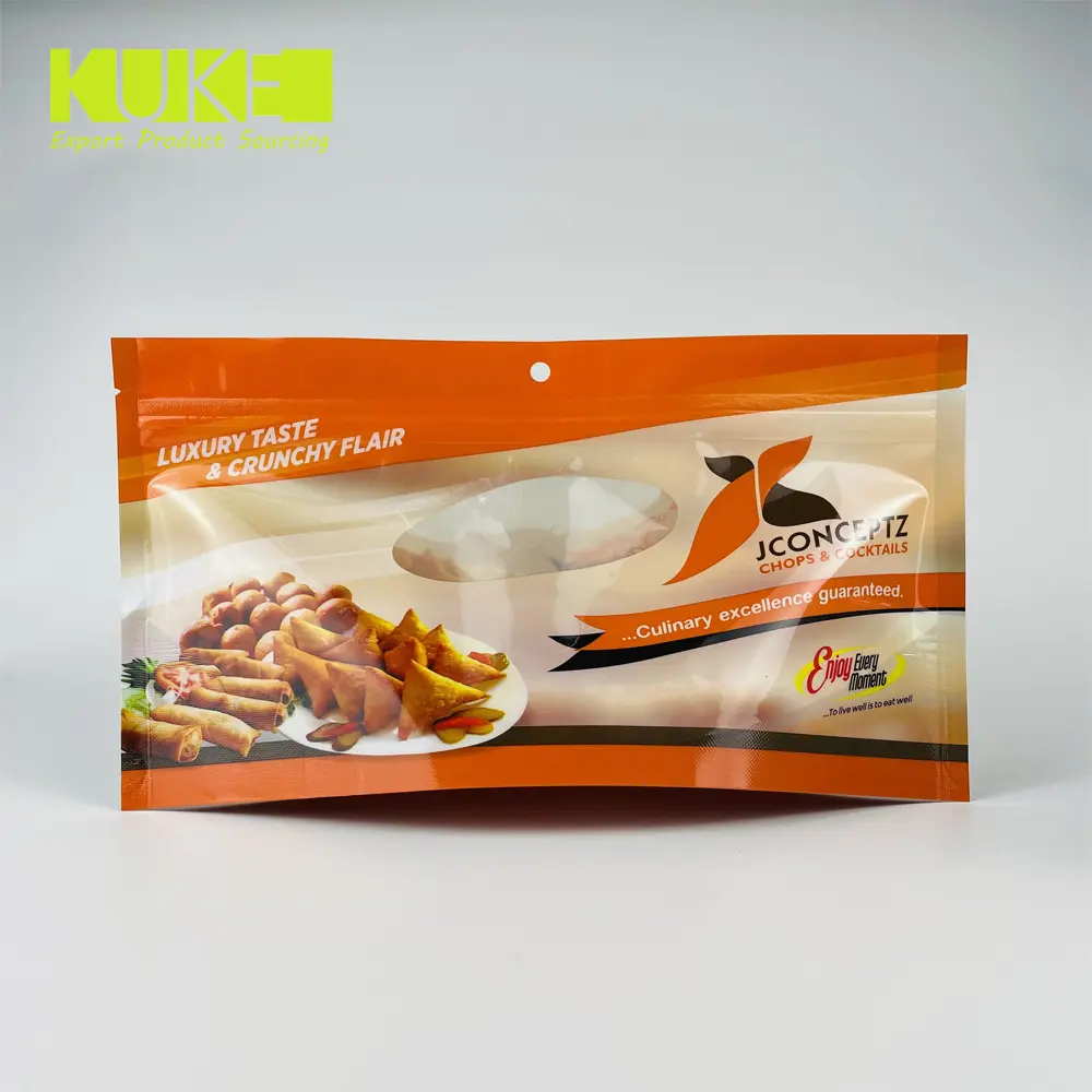 Antivaho Rotisserie Mircrowaveable Pollo Asado Bolsa de pollo asado caliente Cremallera de plástico personalizada Bolsa de embalaje de pollo asado