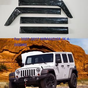 Accesorios para Automóviles JEEP WRANGLER III (JK) 2007-2017, Deflectores de Viento, Protectores Contra la Lluvia, Visores de Ventana - Product Image 2