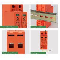Nouveau modèle XLSPD-PV TUV CE T2 3P 20KA-40ka DC 1000V 1200V 1500V Dispositif de protection contre les surtensions solaires PV SPD DPS
