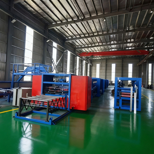 Línea de Producción Profesional de Paneles Sándwich de Acero con Engranajes y Motor, Control PLC, Aplicación para Techos, Precio de Fábrica - Product Image 4