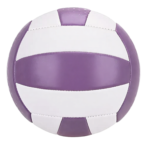Balón de Voleibol Oficial de PVC, Tamaño 5, Suave, para Playa, Niños y Adultos, Juegos al Aire Libre e Interior, Entrenamiento en Gimnasio, Color Morado Estrella - Product Image 1