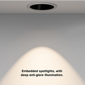 Luz inteligente moderna para interiores, oficina en casa, centro comercial, tienda, atenuación <span class=keywords><strong>DALI</strong></span>, foco LED empotrado de 10W - Product Image 3