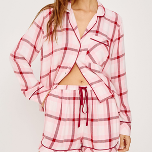 Set <span class=keywords><strong>Pigiama</strong></span> Corto in Cotone per <span class=keywords><strong>Donna</strong></span>, Morbido e Confortevole, Abbigliamento Casual da Casa - Product Image 1