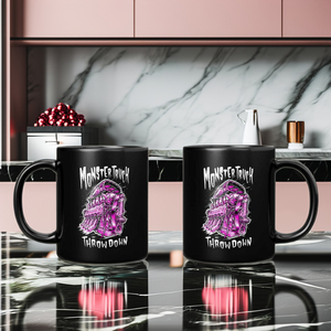 Taza de cerámica de flor negra de 11oz hecha a mano, vaso de papel de endorfina nórdica de sublimación especialmente suministrado transfronterizo, transferencia de calor - Product Image 6