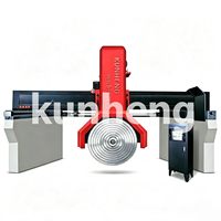 Scie à pont automatique de haute précision pour la découpe de pierres, machine de découpe de blocs de granit et de marbre, découpeuse de pierres CNC pour carrière et usine