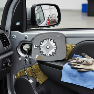 71740496 Rétroviseur gauche en verre pour Fiat Fiorino 07-2012 et Citroën Nemo 07-2012 99208-Mar Produit - Product Image 3