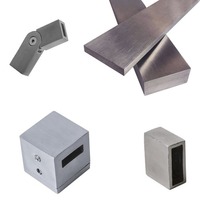 Poteaux de garde-corps HIMOWAY de 42 po de haut de gamme, style moderne, en acier inoxydable, pour balcon et escalier