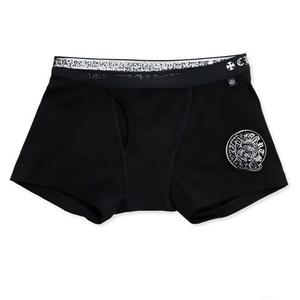 Boxer Briefs Classiques Mi-taille Respirants avec Logo Croisé et Lettres, Extensibles, pour Hommes, Motif Fer à Cheval, Lot de 1 Sous-vêtement de Sport - Product Image 4