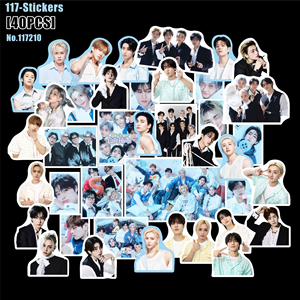 Lote de 40 Pegatinas Decorativas para Equipaje de Papel con Diseño de Stray Kids <span class=keywords><strong>KARMA</strong></span> DO IT, Grupo Idol de KPOP, Venta al por Mayor - Product Image 1