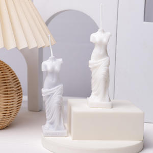 Vela perfumada de estilo Retro romano, adornos creativos de diosa sin cabeza de Venus, recuerdo de fragancia - Product Image 4
