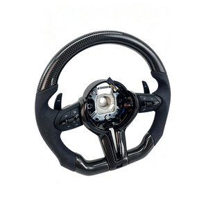 Volante Deportivo <span class=keywords><strong>CS</strong></span> M de Fibra de Carbono y Cuero Perforado, Directo de Fábrica, para <span class=keywords><strong>BMW</strong></span> F36 F30 F10 F15 F20 F22 F25 F32 <span class=keywords><strong>M3</strong></span> M5 <span class=keywords><strong>E46</strong></span> E60 E70 - Product Image 3