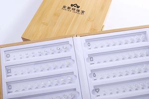 Selettore diamantato formato carati grafico forme di fantasia e scatola intera logo su misura zircone cubico gemma sfusa per <span class=keywords><strong>gioielleria</strong></span> - Product Image 3