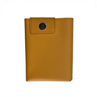 Nouveau Porte-cartes Intelligent Minimaliste Anti-RFID 2026 avec Éjection Latérale, Étui à Cartes en Aluminium et Portefeuille en Cuir Synthétique pour Cartes de Crédit