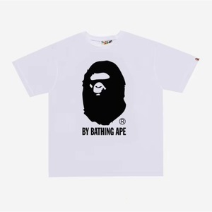 Top Sell Ape Shirt Fashion Designer Shirt <b>Men</b> Trendy Printed Tee High Version Ready Stock Letter Printing - Product Image 4