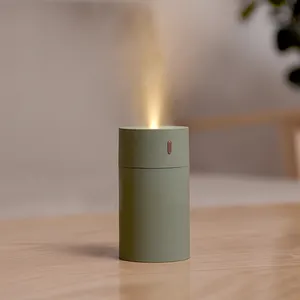 2022 newest Modern Designer with warm light Office Desk USB small cup table 180ml air mini Humidifier Aroma Diffuser