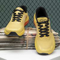 Chaussures de course tout-terrain respirantes pour hommes à semelle compensée, à bout large et ajustement extra large, avec amorti maximal, prêtes à être expédiées