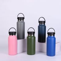 Bouteille d'eau de voyage Tairflask sans BPA, en acier inoxydable 18/8, à double paroi, isolée sous vide, anti-fuite, à large ouverture, portable