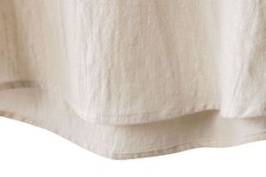 Camicia Casual da <span class=keywords><strong>Uomo</strong></span> in Cotone e Lino Tinta Unita a Maniche Corte <span class=keywords><strong>con</strong></span> Colletto alla Coreana Stile Europeo Americano Estivo <span class=keywords><strong>con</strong></span> Tasca - Product Image 6