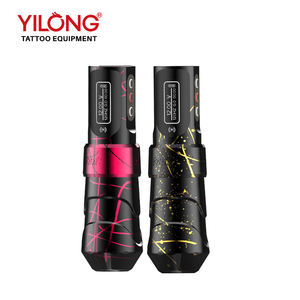 Máquina de pluma de tatuaje de batería inalámbrica 1500mAh Batería grande gradiente camuflaje tatuaje pistola Rca conector máquina de tatuaje rotativa - Product Image 3