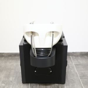 Modern Salon Spa şampuan kase sandalye siyah sentetik deri özel üretilen seramik lavabo fabrika toptan saç yıkama - Product Image 5