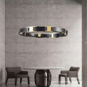 Modern Round Chandelier <b>Led</b> <b>Light</b> D600 D800 For Living Room Bedroom Dining Room Designer Lighting Fixture - Product Image 4