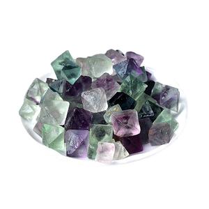 Quarzo caduto ghiaia cristallo Fluorite ottaedro guarigione pietra <span class=keywords><strong>di</strong></span> roccia per la decorazione domestica - Product Image 6