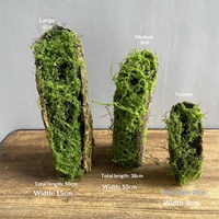Fausse écorce d'arbre en plastique, mousse décorative pour aménagement intérieur/extérieur, racines d'arbres, plantes vertes, présentoirs muraux/suspendus au sol