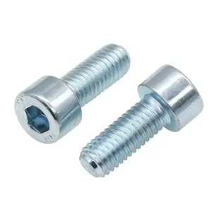 Gran oferta, grado 8,8 10,9 12,9, tornillos de cabeza hexagonal chapados en zinc DIN912, Perno Allen galvanizado Boulon M3 M1.4 - Product Image 1