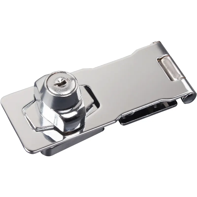 Bakır kilit çekirdek bakır anahtar 2.5-inç mobilya dolap kapı güvenlik asma kilit, Hasp ve zımba kilit