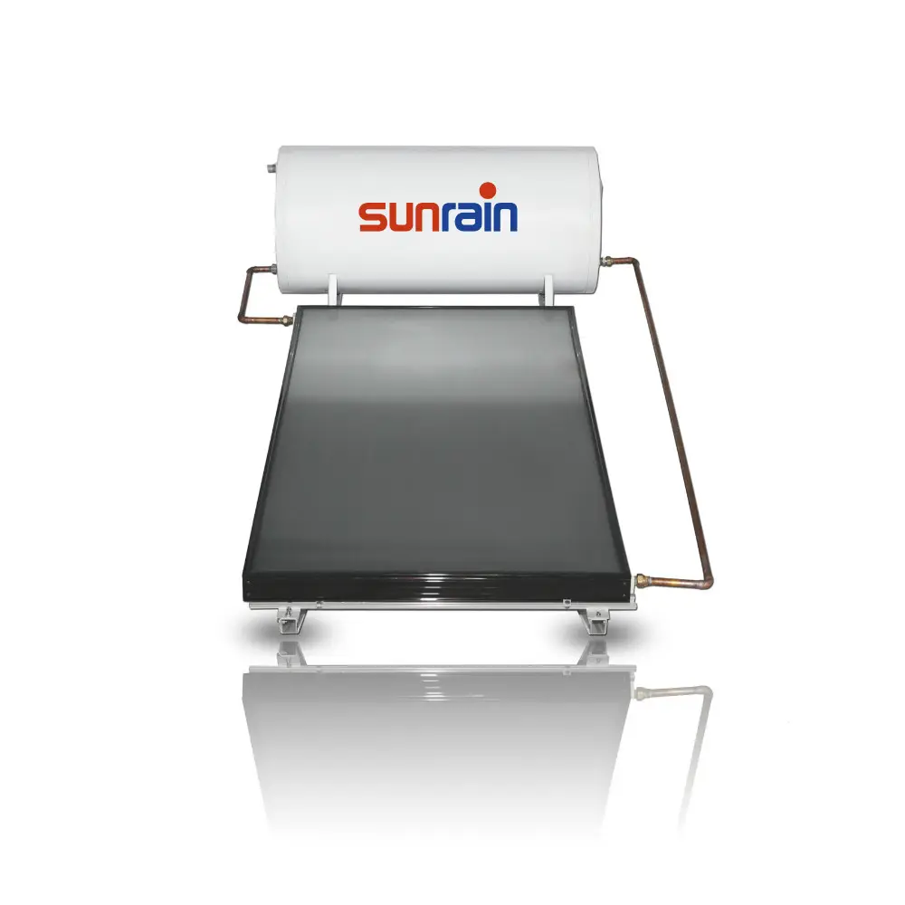 Sunrain Hot Selling Compact Druk Flat Panel Zonneboiler Boiler Met Vlakke Plaat Zonneboiler