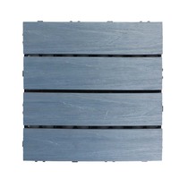 Service OEM : Dalles WPC à emboîtement, revêtement de sol extérieur écologique et imperméable, taille personnalisée pour cour et balcon