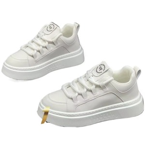 Zapatillas Deportivas de Malla Transpirable con Cordones para Hombre, Primavera 2025, Blancas, con Suela Gruesa, Casuales, Modernas y Versátiles - Product Image 5