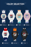 Montre à Quartz Simple étanche 3ATM avec bracelet en Silicone et LOGO personnalisé
