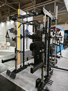 Máquina Smith Multifuncional com Rack de Força, Pilha de Pesos de 360kg e Estrutura de 400kg para Uso Doméstico - Product Image 4