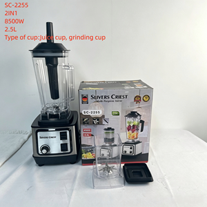 Tritaghiaccio Elettrico Multifunzione 2in1 da 2,5L 8500W, Frullatore per Smoothie Professionale, Robot da <span class=keywords><strong>Cucina</strong></span>, Tritatutto Domestico - Product Image 3