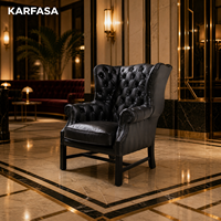 Vintage-Stil Gepolsterter Sessel Moderner Komfortabler Loungesessel für Wohnzimmer Hotelprojekte Großhandel OEM