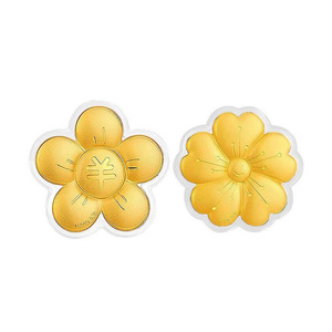 Vendita all'Ingrosso di Oro 999, Monete di Fiori di Pesco Puri, Fiori Eterni, Buste Rosse e Souvenir Festivi - Product Image 5
