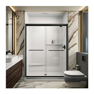 12 \ "* 24 \" Thiết kế hiện đại trắng nuôi cấy đá cẩm thạch tường vòi hoa sen tấm mịn prefab cho khách <span class=keywords><strong>s</strong></span>ạn căn hộ phòng tắm bồn tắm Surround tắm - Product Image 1