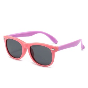 Girls Sunglasses Kids Children Sun <strong>Glasses</strong> Polarized Lenses Girls Boys TR90 Silicone UV400 Square <strong>Frame</strong> <strong>Baby</strong> Eyewear - Product Image 5