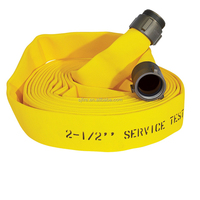 Tuyau d'incendie de haute qualité veste en toile jaune tuyau de doublure en PVC PU