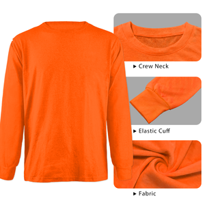 <span class=keywords><strong>T</strong></span>-Shirt a Maniche Lunghe Minimalista in Cotone e Poliestere <span class=keywords><strong>TC</strong></span>, Collo Tondo, per Sport e Tempo Libero - Product Image 3