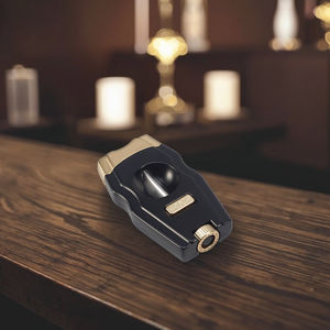 JIFENG JV001 Tagliasigari a V Portatile in Acciaio Inox con Punzone e Supporto 3 in 1 Accessori Classici per Sigari - Product Image 3