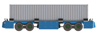 Véhicule à Guidage Automatisé (AGV) de type pont, certifié ISO Chine, haute efficacité, pour le transport logistique en entrepôt et la manutention de conteneurs
