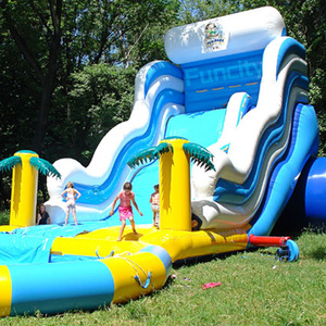 Nhà Máy bán hàng trực tiếp mùa hè ngoài trời sân sau trượt hồ bơi <span class=keywords><strong>Inflatable</strong></span> công viên nước - Product Image 4