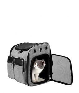Sac à dos pour animaux de compagnie de haute qualité, fabriqué en usine BSCI, idéal pour les week-ends, les camps et les voyages, sac de transport pour chat, souple et résistant. - Product Image 3