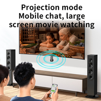 Dongle de mise en miroir d'écran sans fil 1080P avec commutation horizontale et verticale pour tableaux interactifs intelligents