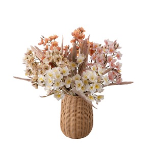 Fleurs Artificielles Moonlight Imprint Blanc Rose Orange Marron Clair Haute Simulation Décoration Mariage Maison Bouquet CallaFloral - Product Image 5