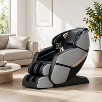 Silla de Masaje de Alta Calidad, Lujo, Venta al por Mayor, C8007-K1 OEM, Masajeador Corporal Completo Eléctrico, Gravedad Cero, 4D, Airbag, Shiatsu