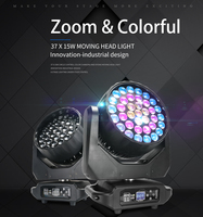 SHEHDS LED Beam + Wash Big Bees Eyes 37x15W RGBW Light LED Wash Moving Head Stage Light pour DJ Concert Party